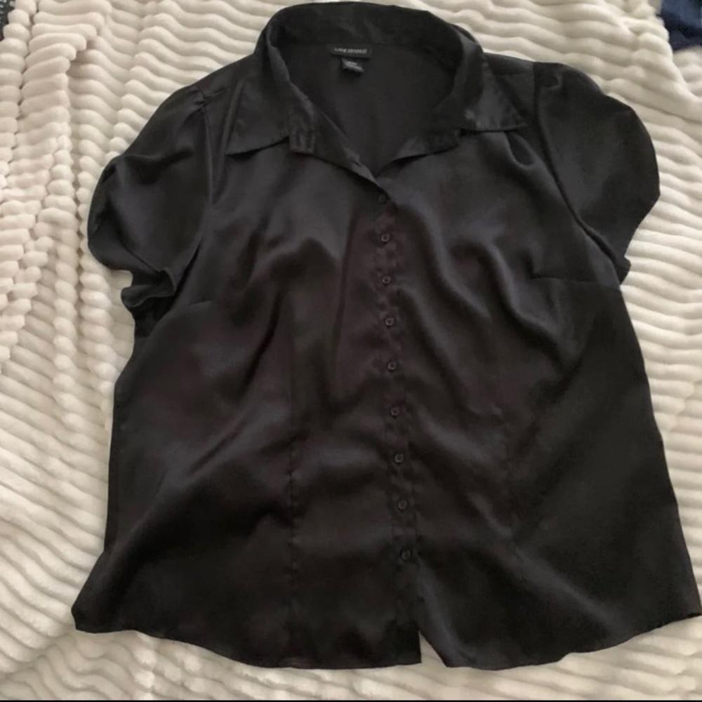 Lane Bryant satin blouse